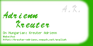 adrienn kreuter business card